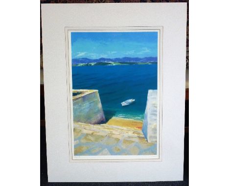 Donald Hamilton Fraser (1929-2009), mounted but unframed, a limited edition (136/175) colour screen print, signed in pencil i