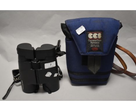 A pair of Swarovski Austrian made, Harbricht SLC, WB 10x42 binoculars, with Swarovski Optik cleaning tissues and Camera Care 
