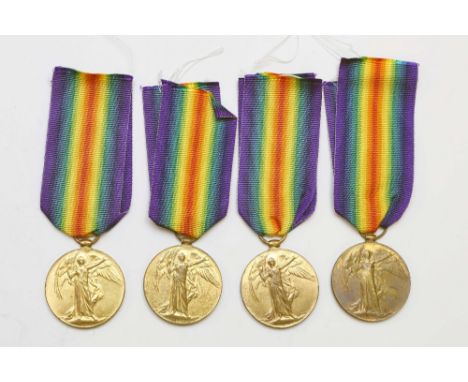Four Royal Navy WW1 Victory medals to M3178 Sick Berth Steward H Evans - SS102199 Stoker G Williams - R 3786 Able Boatman JG 