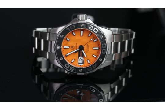 tag heuer orange face