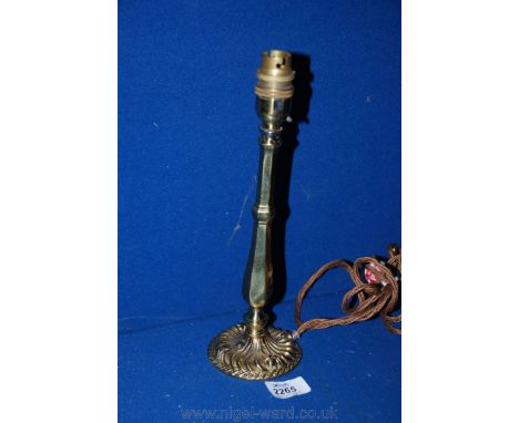 A small Brass Table Lamp originally from Fritz Fryer Antique Lighting.