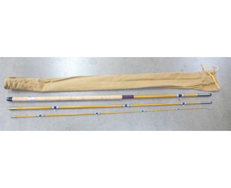 A Seeley Black Arrow 2 float rod, 13ft, with bag