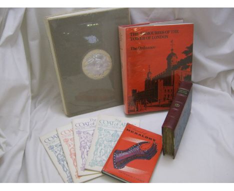FRANCIS J GRANT: THE MANUAL OF HERALDRY, 1952, orig cl d/w + HERALDIC ANOMALIES, L, G & W B Whittaker, 1824, 2nd edn, 2 vols,