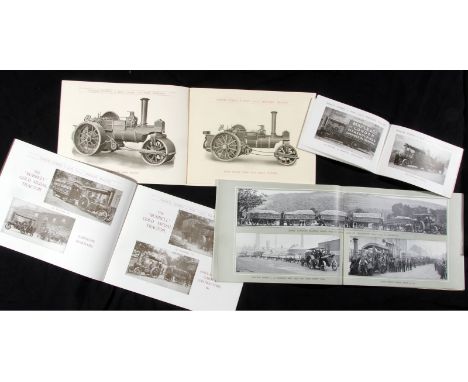 CHARLES BURRELL & SONS LTD OF THETFORD ENGLAND, four Trade Catalogues 1912 to 1915: ROAD ROLLERS AND ROAD SCARIFIERS, 1912, 1