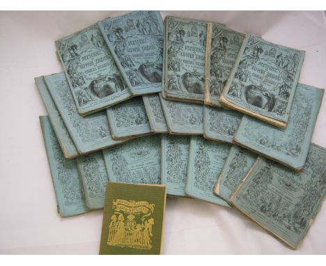CHARLES DICKENS, 2 ttls: DAVID COPPERFIELD, ill H K Browne, 1849-50, 1st edn, 19 (of 20) orig parts in 18, lacking part 17, o