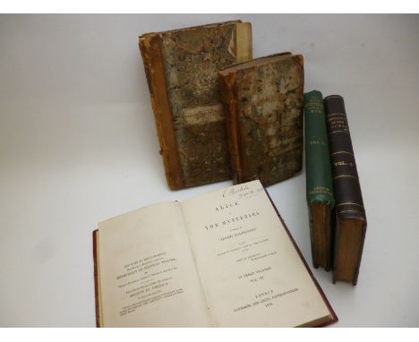 [THOMAS DAY]: THE HISTORY OF SANDFORD AND MERTON, 1790 5th edn 3 vols, 3 eng frontises old hf cf worn + [NORMAN MACLEOD]: THE
