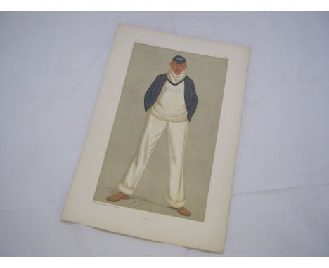 Vanity Fair Spy col'd litho print, W A L Fletcher "Flea", pub March 18 1893  