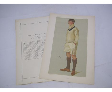 Vanity Fair Spy col'd litho print, Charles Murray Pitman "CUBC", pub March 28 1895  