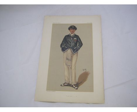 Vanity Fair Hay col'd litho print, Rev Ernest John Heriz Smith "Pembroke", pub Jan 28 1888  
