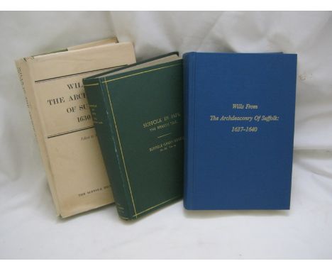 SUFFOLK IN 1674, BEING THE HEARTH TAX RETURNS - SUFFOLK GREEN BOOKS NO 11 VOL 13, Woodbridge, George Booth 1905, orig cl gt +