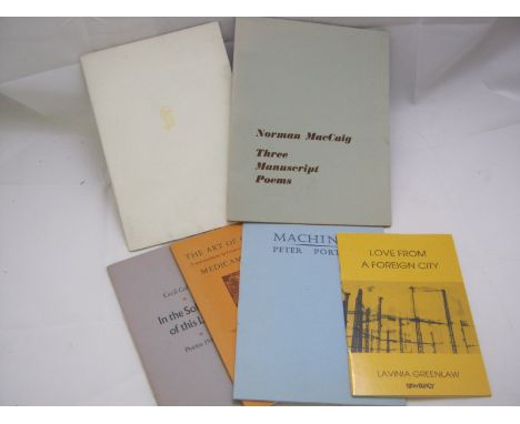 CECIL COLLINS: IN THE SOLITUDE OF THIS LAND, Ipswich, Golgonooza Press, 1981 (100), out of series, "complimentary copy", auto