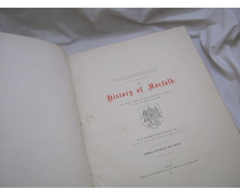 R HINDRY MASON: THE HISTORY OF NORFOLK FROM ORIGINAL RECORDS AND OTHER AUTHORITIES PRESERVED IN PUBLIC AND PRIVATE COLLECTION