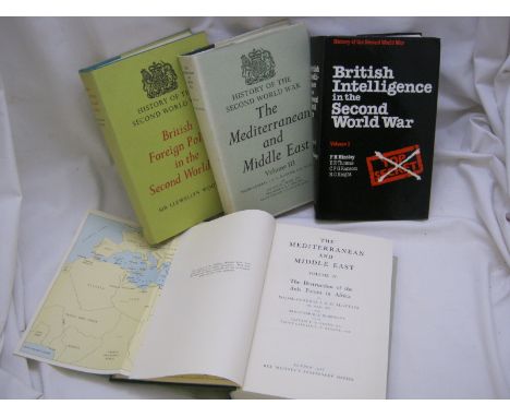 F H HINSLEY AND OTHERS: BRITISH INTELLIGENCE IN THE SECOND WORLD WAR, 1979, 1980, 1st edns, vols 1 and 2, orig cl gt, d/ws + 