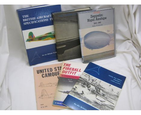 PETER W BROOKS: ZEPPELIN - RIGID AIRSHIPS, 1992, 1st edn, orig cl gt, d/w + RICHARD K SMITH: THE AIRSHIPS AKRON AND MACON - F