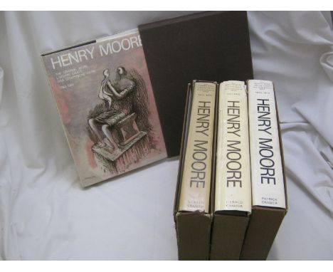 GERALD CRAMER ALISTAIR GRANT DAVID MITCHINSON: HENRY MOORE, CATALOGUE OF GRAPHIC WORK, Geneva Gerald Cramer 1973-1986, 4 vols