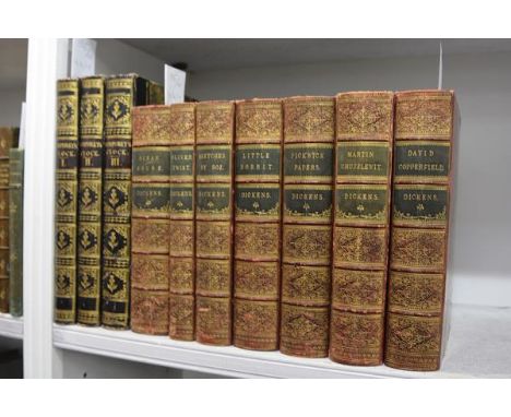 DICKENS, Charles. Master Humphrey's Clock, London, Chapman and Hall, 1840-1841, first edition in book form, 3 vols., three fr