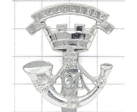 Somerset Light Infantry silver anodised beret badge circa 1953-59.  Smith &amp; Wright Ltd. Slider VGC 1959 amalgamated with 