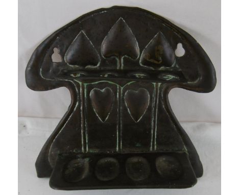 Copper Deco pipe rack 