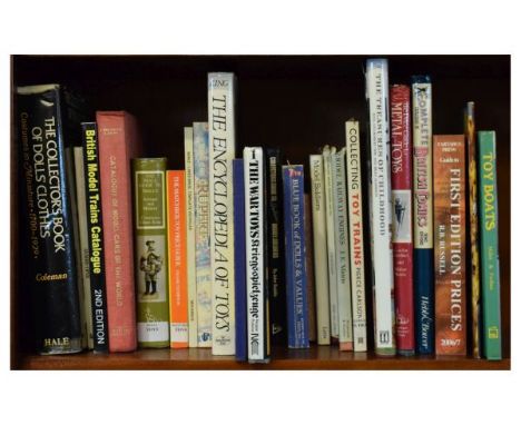 Collection of various books relating to Toys comprising of titles; The War Toys, The Collectors Book of Dolls by Coleman, Toy