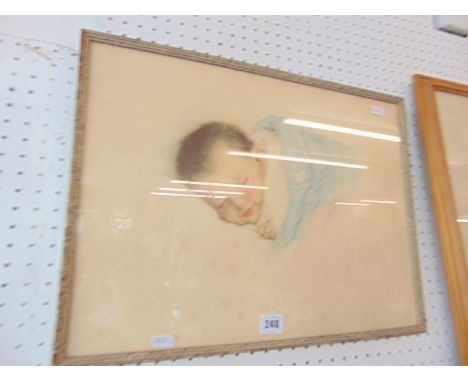 An early Lillian Rowles print of a baby