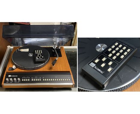 VINTAGE TURNTABLE BY ADC: ACCUTRAC 4000 WITH ITS SCARCE REMOTE CONTROL
