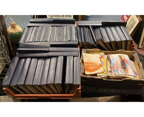 VERY LARGE COLLECTION OF VINTAGE BOXING MAGAZINES ''THE RING'' 1950'S- 1990 IN BINDERS &amp; SOME LOOSE
