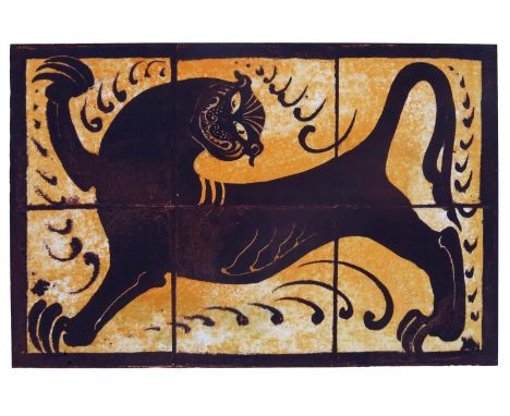 ‡  Bernard Leach (1887-1979) Tiger a lithograph on paper, signed lower right annotated lower left 51.5 x 43.5cm (image) 