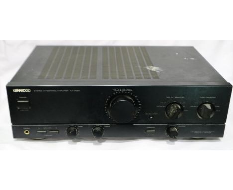 Kenwood stereo integrated amplifier, model KA-3020. All electrical items in this lot have been PAT tested for safety and have