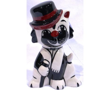 Lorna Bailey cat, Moonlight, H: 11 cm, no chips or cracks. P&amp;P Group 1 (£14+VAT for the first lot and £1+VAT for subseque