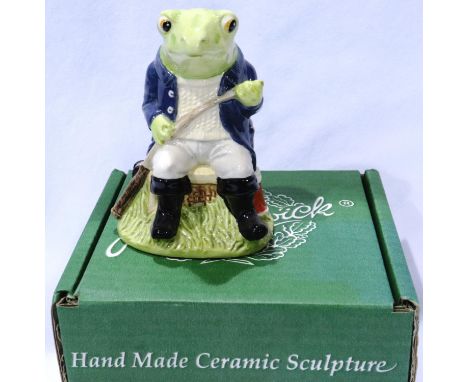 Beswick boxed limited edition figurine, Fly Fishing, with certificate, H: 12 cm, no cracks or chips. P&amp;P Group 1 (£14+VAT