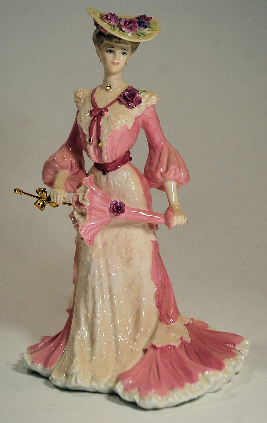 LADY CAROLINE Coalport figurine from the Edwardian Summer Garden Party limited edition 1755/950