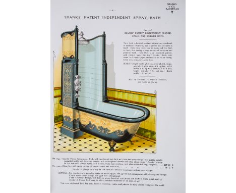 Trade Catalogues.- Shanks & Co. Ltd., Tubal Works, Barrhead nr.Glasgow. Illustrated Catalogue of Sanitary Appliances, 31 chro