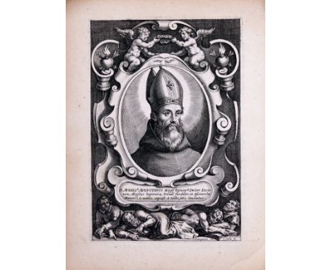 Curtius (Cornelius) Virorum Illustrium, engraved architectural title and 30 full-page portrait plates by C. Galle after J. Fr