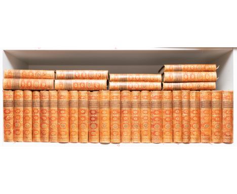 Voltaire (Fran&ccedil;ois Marie Arouet de) Collection Complettes des Oeuvres, 32 vol., including La Vie de Voltaire, half tit