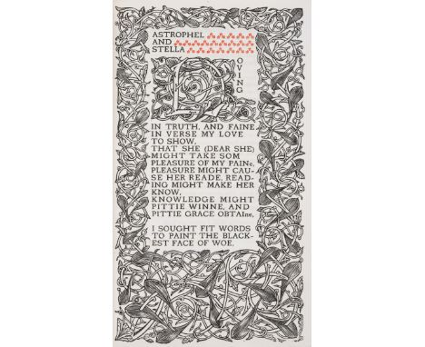 Vale Press.- Rossetti (Dante Gabriel) Hand and Soul, 1899 § Campion (Thomas) Fifty Songs, edited by John Gray, bookplate, 189