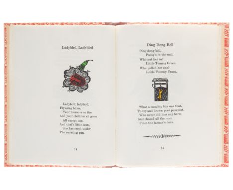 Incline Press.- Marx (Enid) A Book of Nursery Rhymes, one of 50 copies signed by the illustrator, from an edition of 310, han