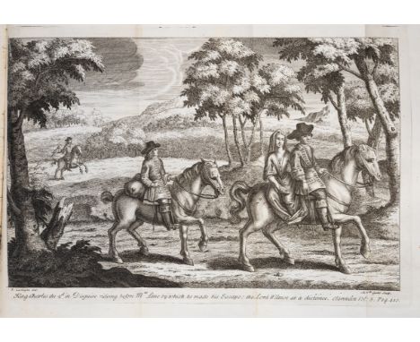 [Ward (Edward)] The Lord Clarendon's History of the Grand Rebellion Compleated, second edition, 83 engraved portrait plates (