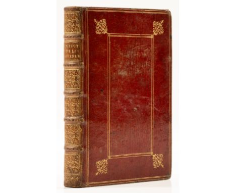 Binding.- Pradon (M.) Le Bon Employ de la Journee, engraved frontispiece by Rocolet and folding plate by Cochin after Vleugel