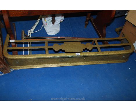 A Brass Fender, 48'' high