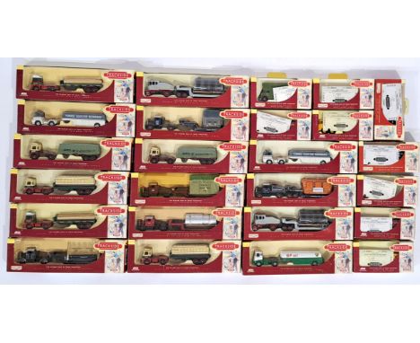 Lledo Trackside, a boxed group to include DG18002 ERF LV Flatbed Trailer/Wood Load "Brian Harris", DG111000 Scammell Ballast 