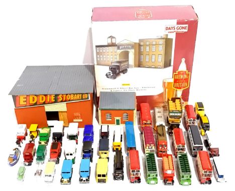 Corgi, Lledo, EFE and similar, a boxed and unboxed group comprising of Commercial, Bus, Diorama and similar to include Corgi 