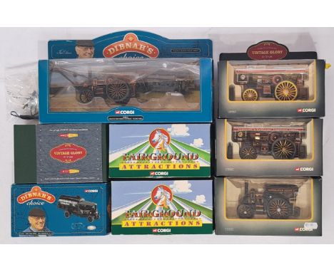 Corgi, a boxed "Steam" related group comprising of Vintage Glory, Dibnah's Choice and similar, to include CC20203 Foden Steam