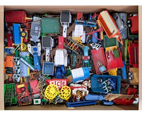 Dinky, Britains, Corgi, Matchbox and similar. A unboxed Farm related group to include Matchbox 10 Aveling Bedford Tractor Sho