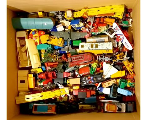 Matchbox, Dinky, Corgi and similar a unboxed group comprising of Fire, TV and Film, Military, Plant and others, to include Ba