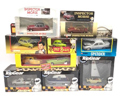 Corgi and similar TV Related, a boxed group to include Corgi 96012 Ford Sierra "Spender", and similar. Also to include some b