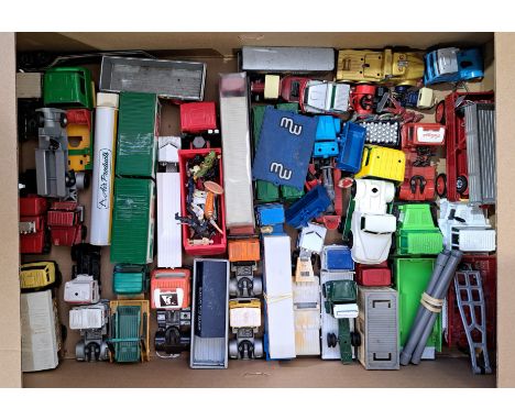 Matchbox, Corgi, Lone Star and similar, a unboxed mostly Commercial group, to include Matchbox K17-23 Scammell Tractor, Match