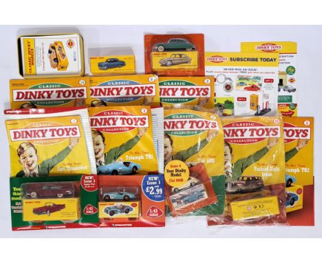 Dinky (Norev/Atlas Editions), a boxed group comprising of Sealed and Unsealed Magazines and Models, to include 521 Berline 40