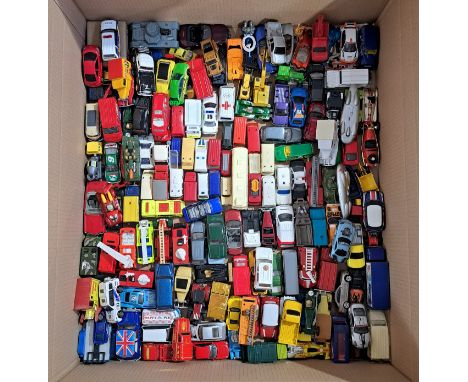 Matchbox, Corgi, Joy Toy, Wiking and similar, a large constructed unboxed group. Conditions generally appear Poor to Good. Se