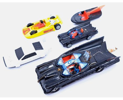 Corgi, a unboxed TV and Film related group comprising of Batman, Shazam! and James Bond "007". Conditions generally appear Fa