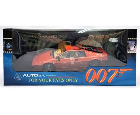 Autoart, a boxed 1/18th Scale No.70060 "James Bond" Lotus Esprit Turbo taken from the film "For Your Eyes Only" In Metallic B
